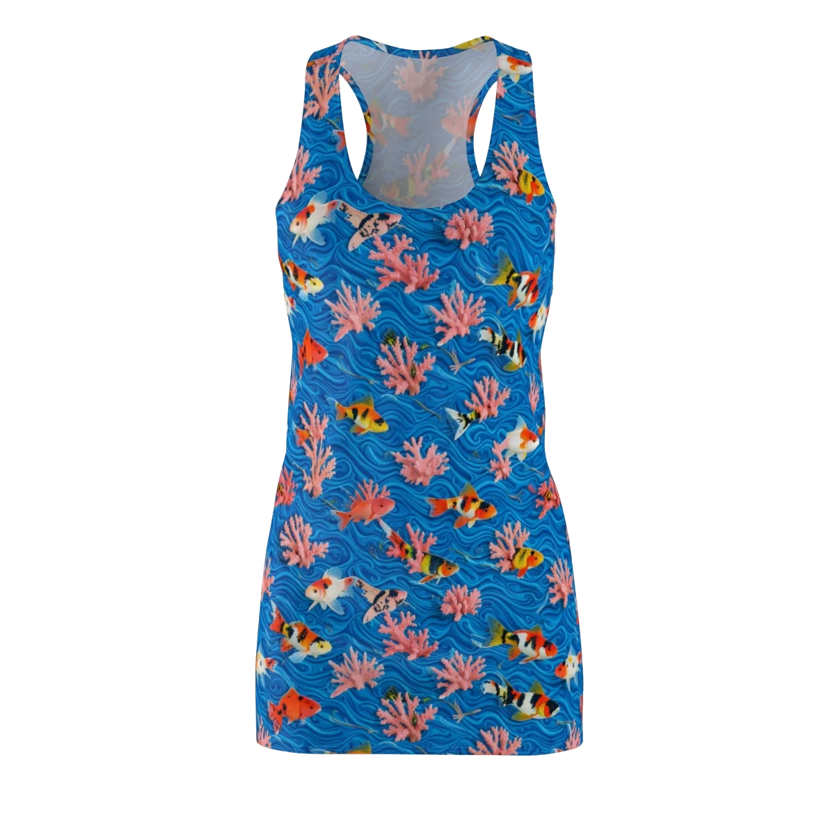 Neon Reef on Racerback Dress — Front