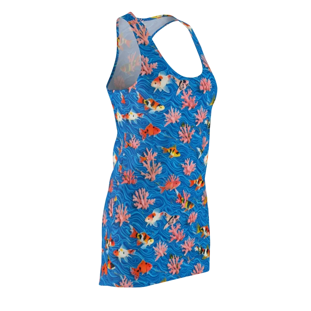 Neon Reef on Racerback Dress — Front Side