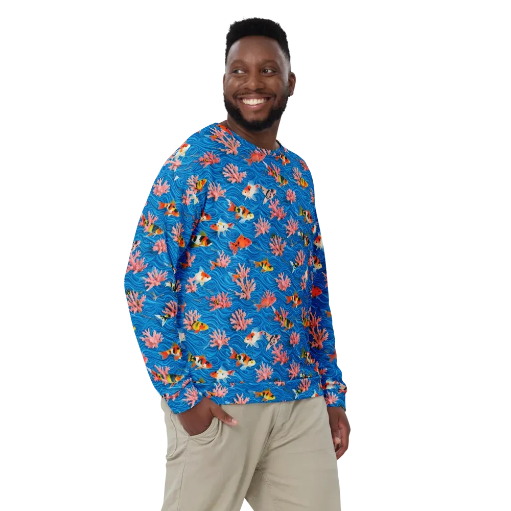 Neon Reef on Sweatshirt — Front