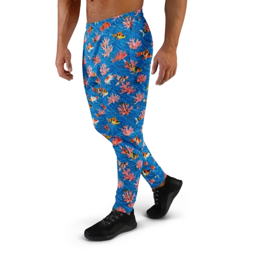 Neon Reef on a Men's Joggers