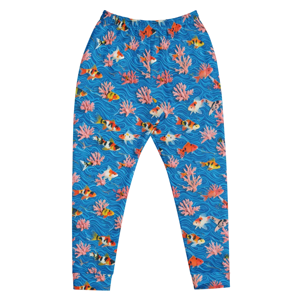 Neon Reef on Men's Joggers — Front