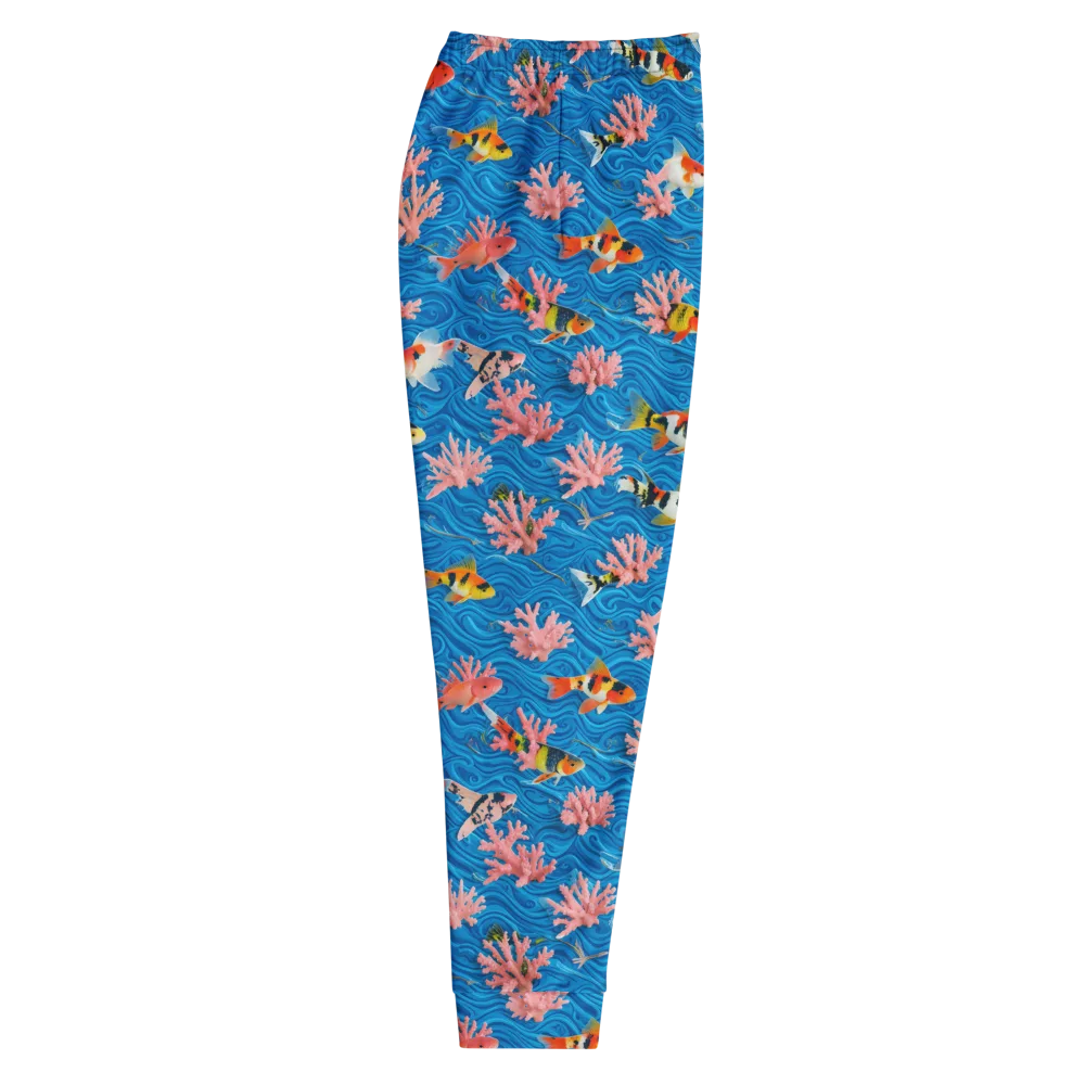 Neon Reef on Men's Joggers — Right
