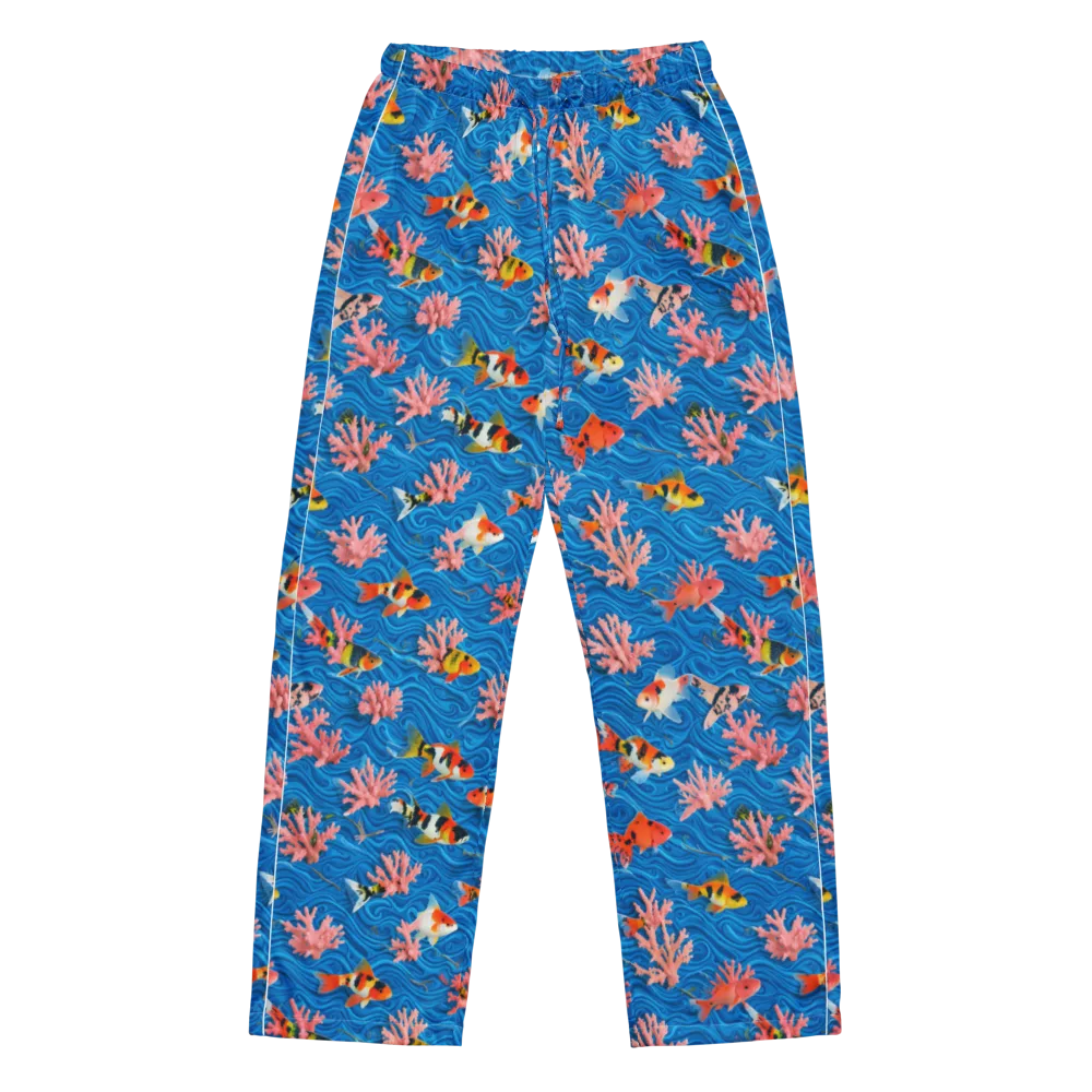 Neon Reef on Women's Pajama Pants — Front