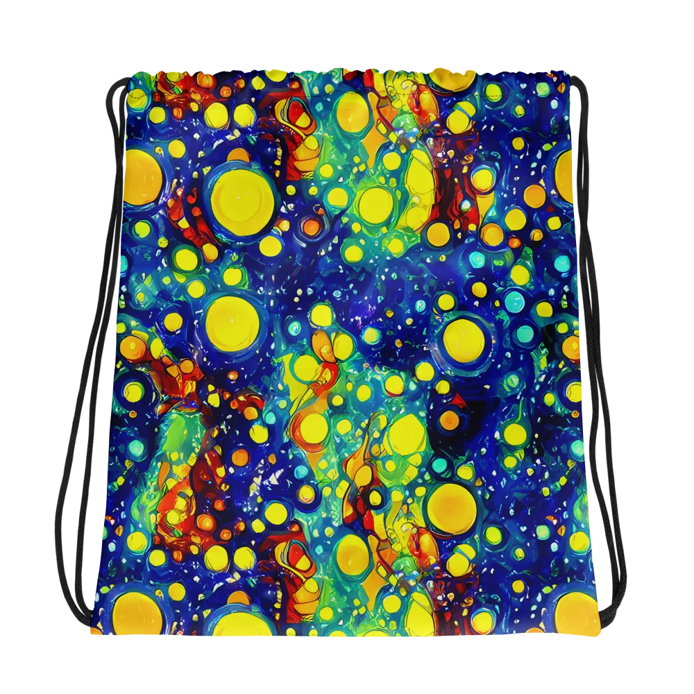 Midnight Bubbles on Drawstring Bag — Photo