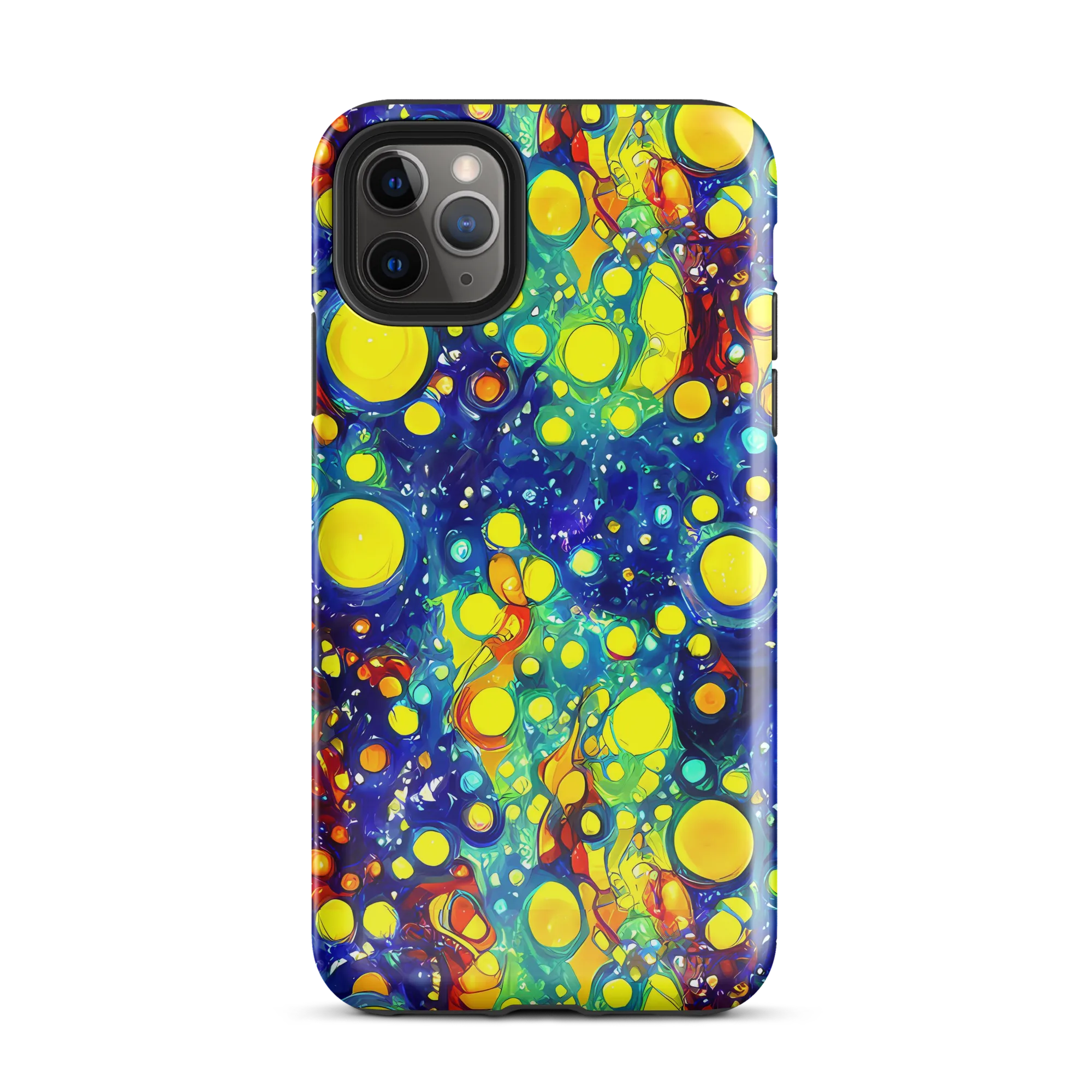 Midnight Bubbles on Tough Case for iPhone® — Front