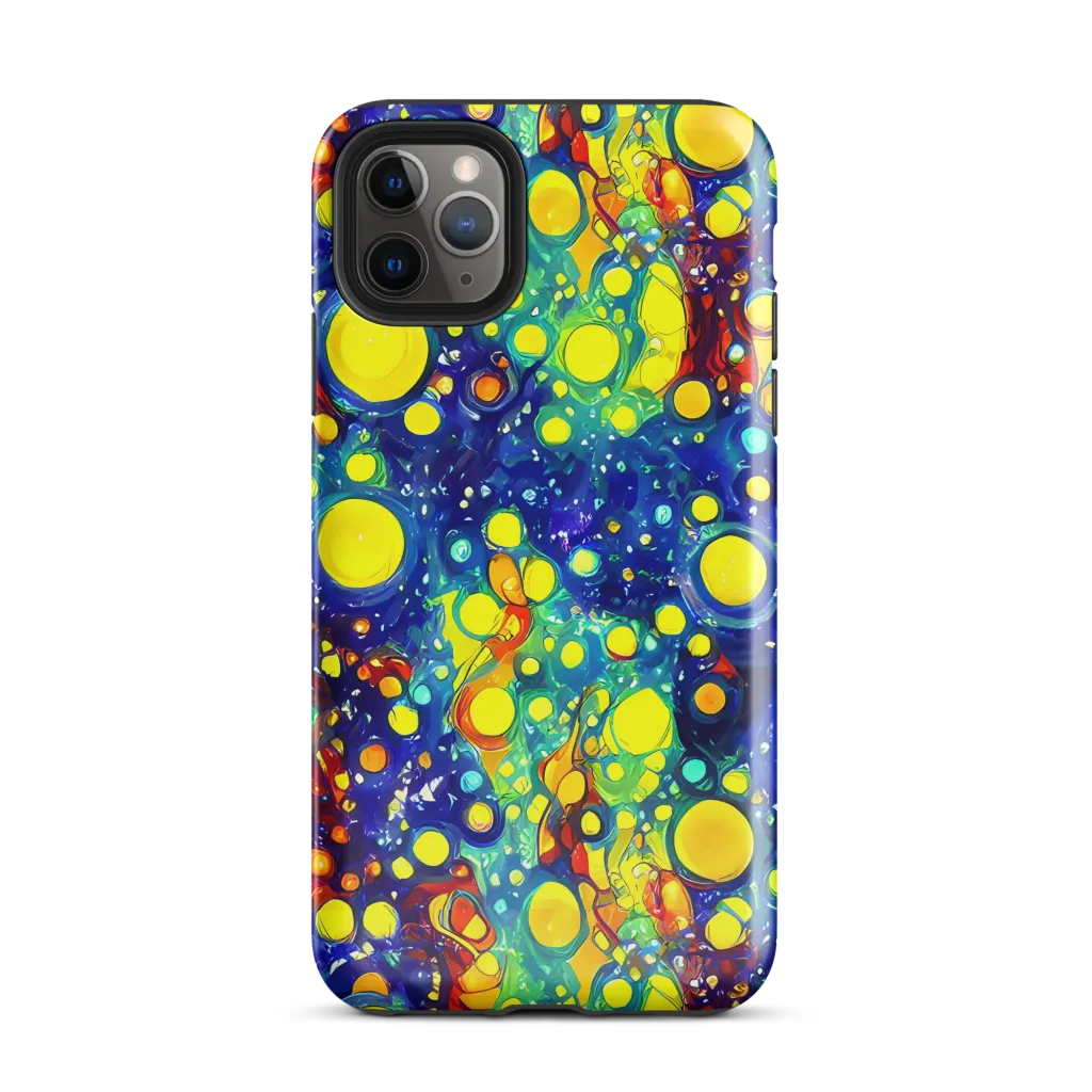 Midnight Bubbles on Tough Case for iPhone® — Front