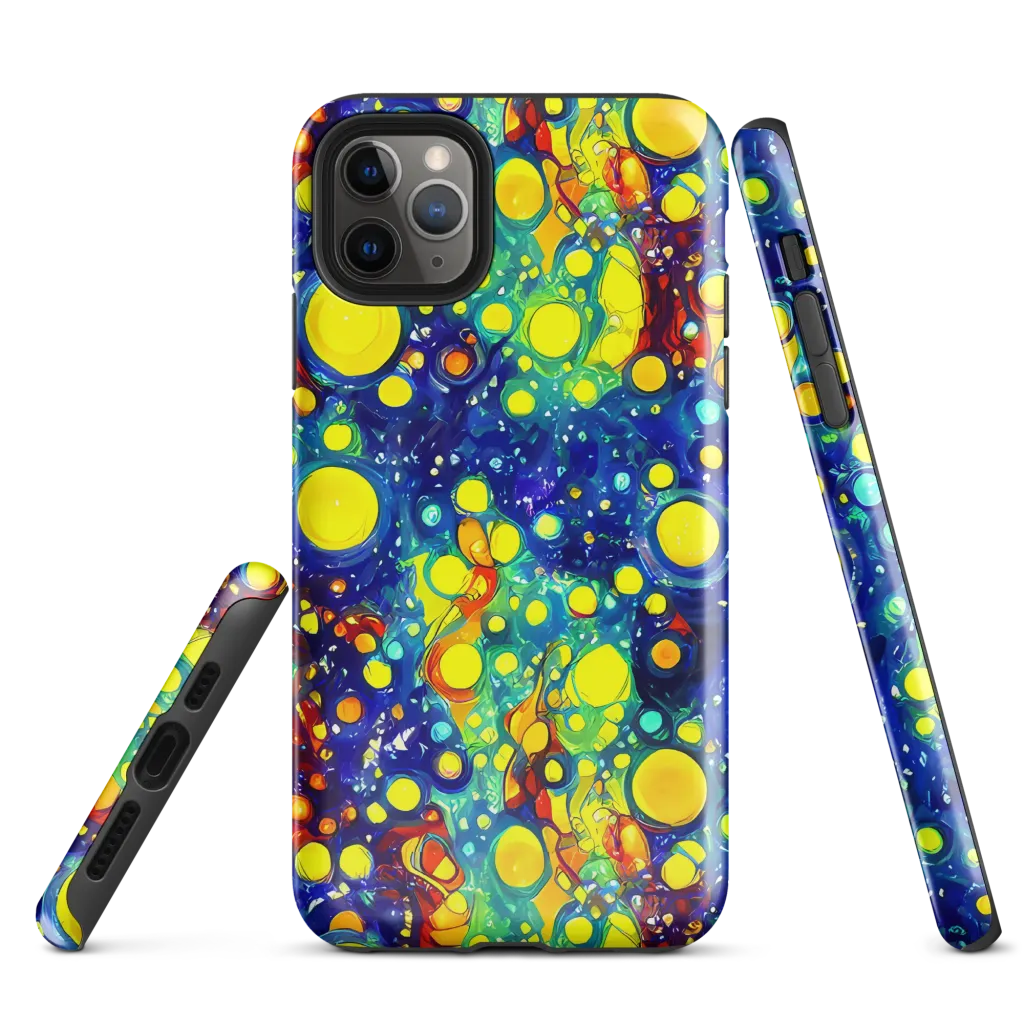 Midnight Bubbles on Tough Case for iPhone® — Front