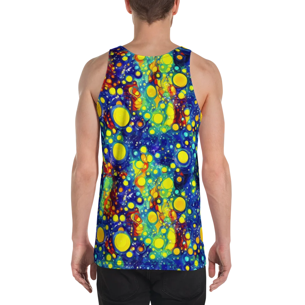 Midnight Bubbles on Men's Tank Top — Back