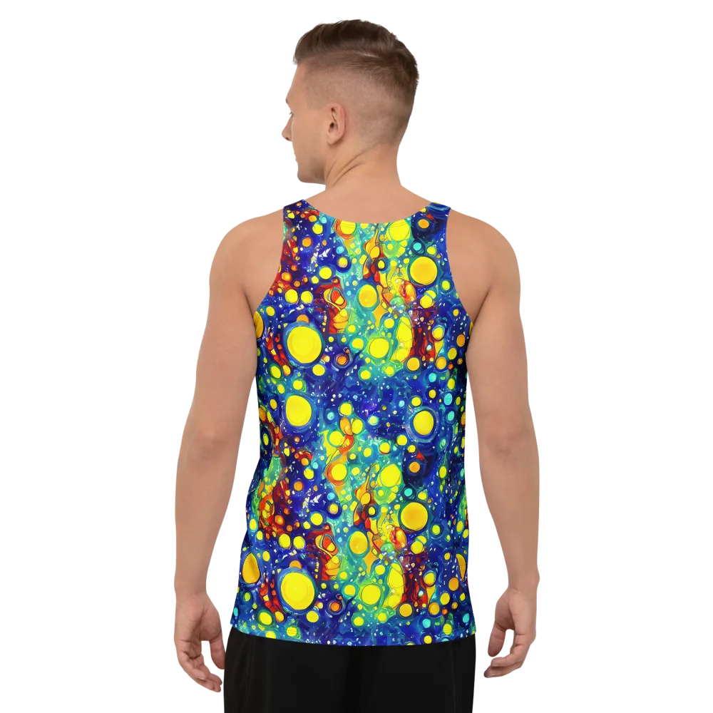 Midnight Bubbles on Men's Tank Top — Back