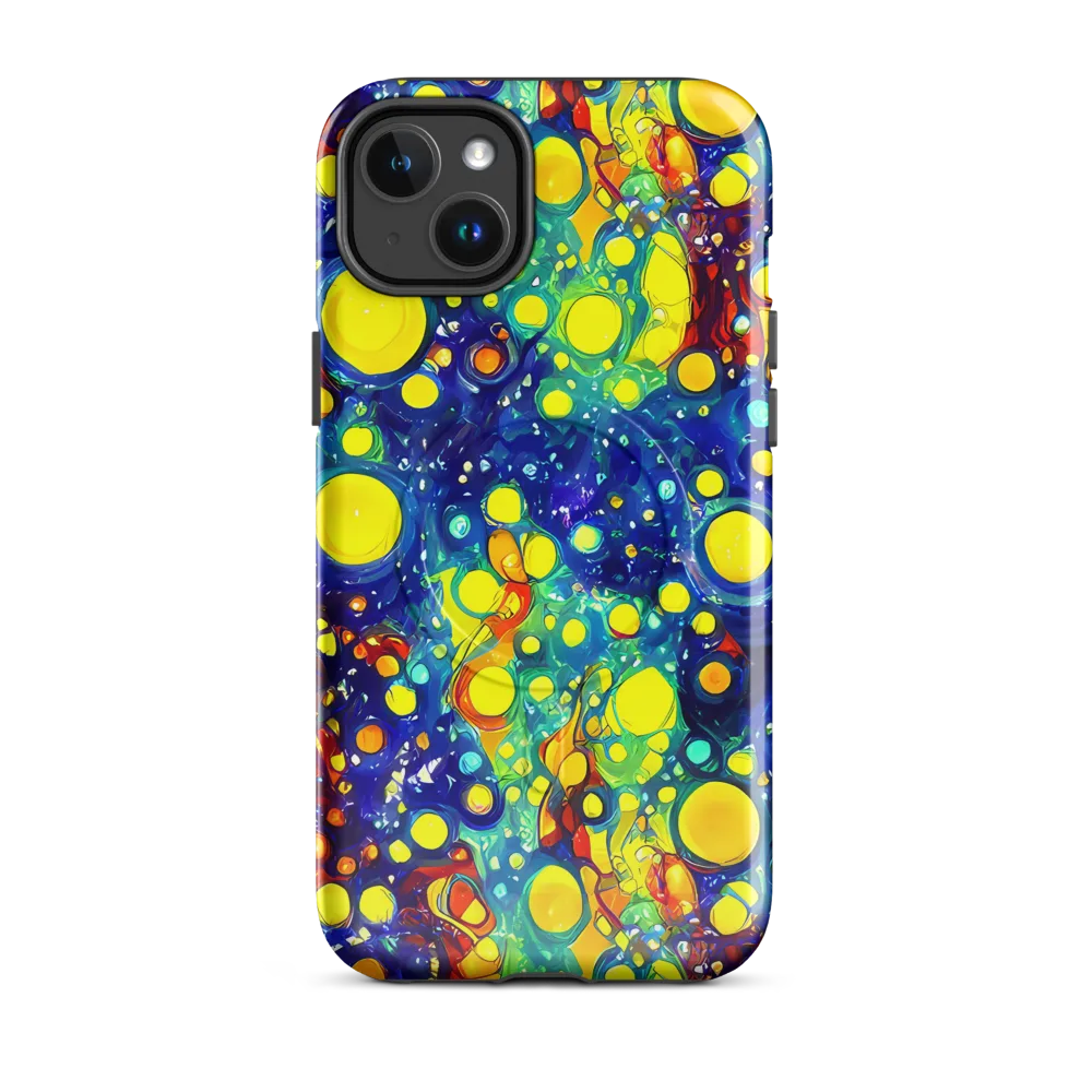 Midnight Bubbles on MagSafe Tough Case for iPhone® — Front
