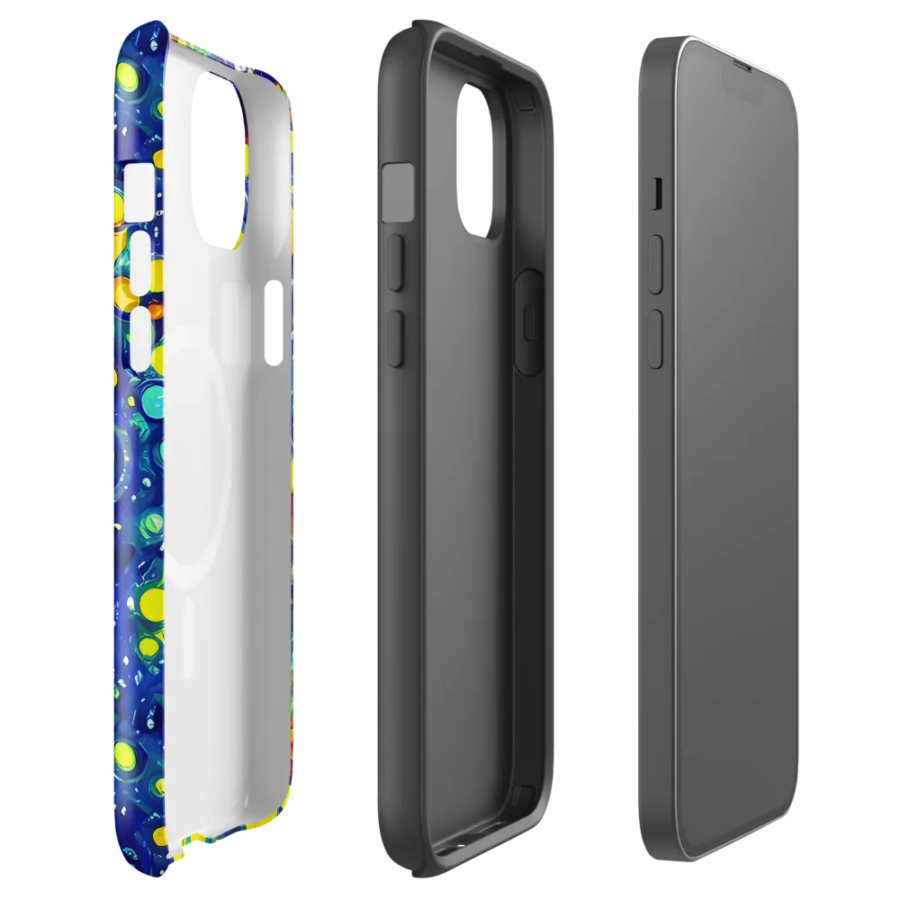 Midnight Bubbles on MagSafe Tough Case for iPhone® — Front