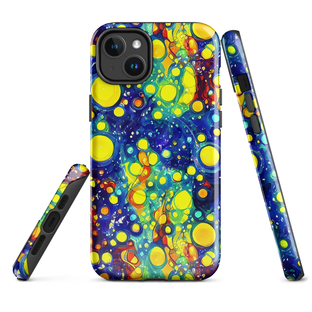 Midnight Bubbles on MagSafe Tough Case for iPhone® — Front