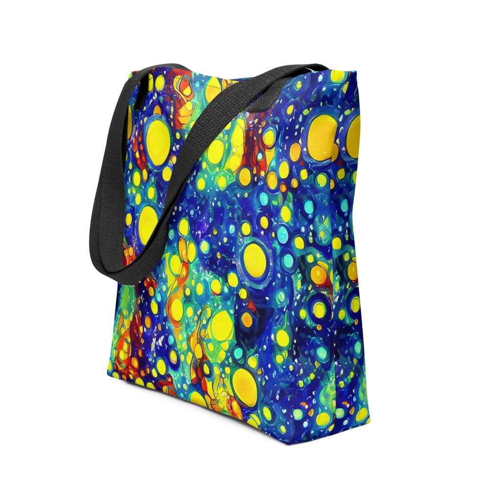 Midnight Bubbles on Tote Bag — Front