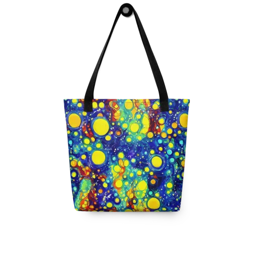 Midnight Bubbles on a Tote Bag