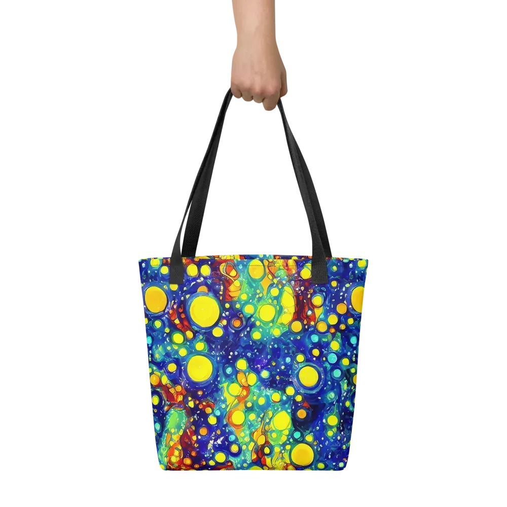 Midnight Bubbles on Tote Bag — Front
