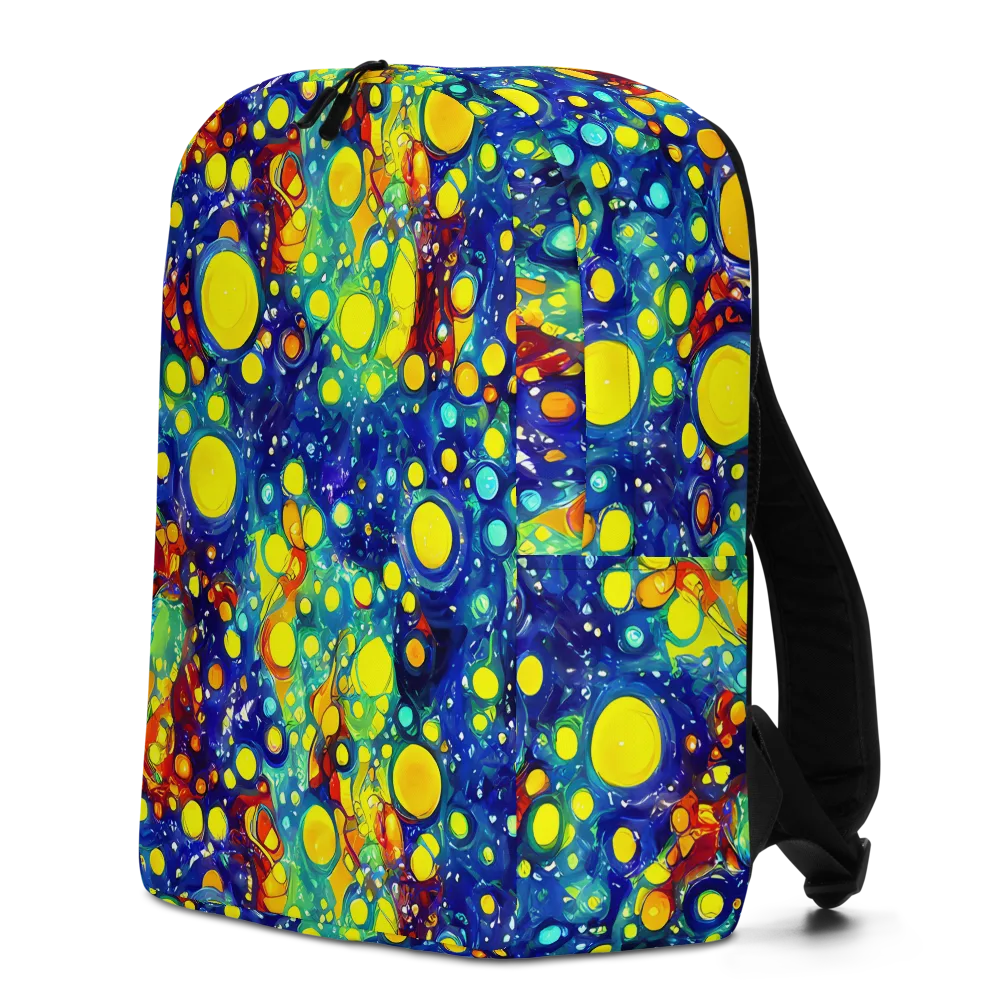 Midnight Bubbles on Minimalist Backpack — Left
