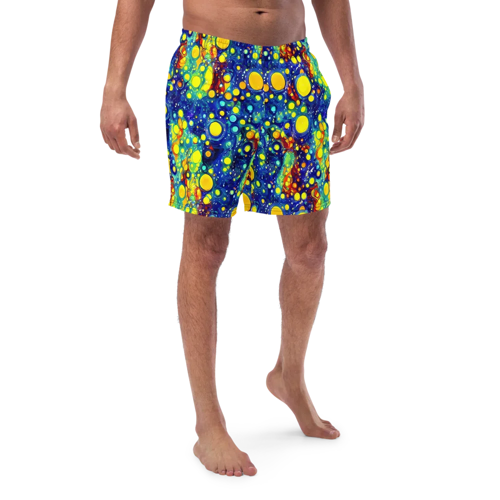 Midnight Bubbles on Swim Trunks — Front