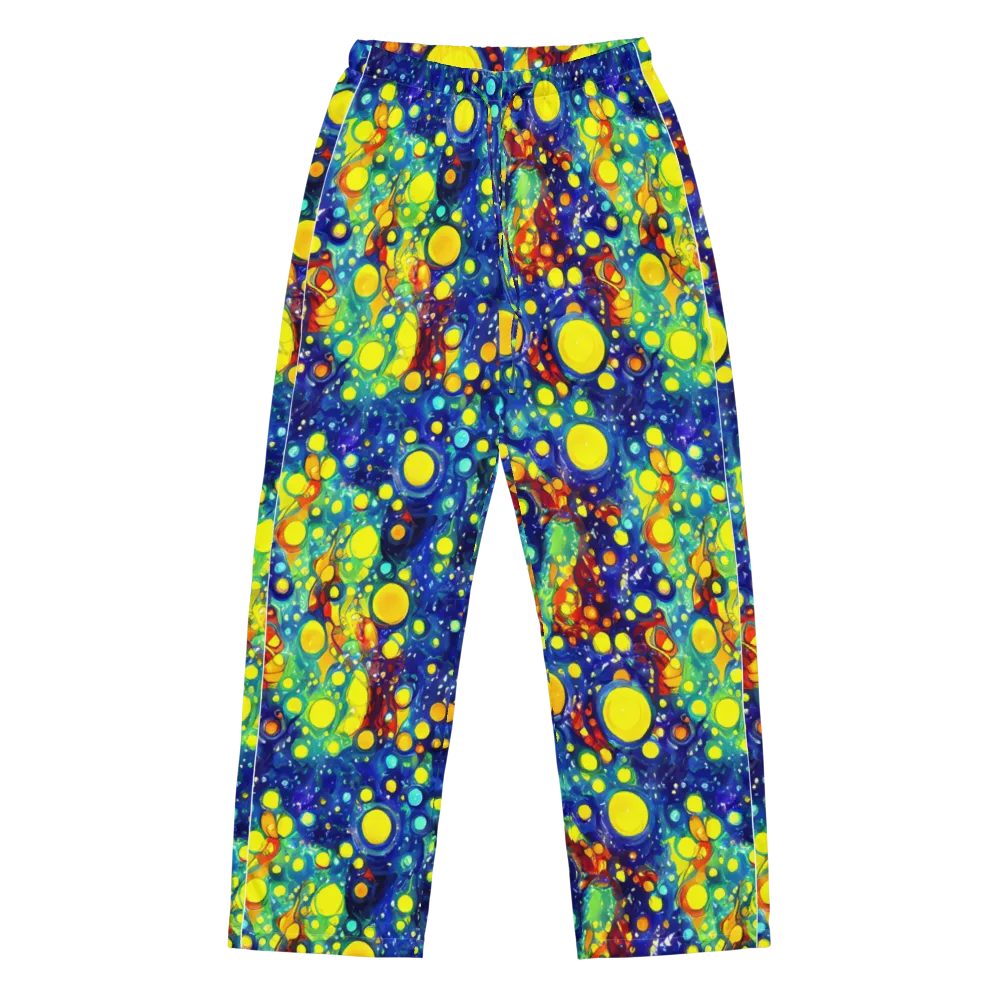 Midnight Bubbles on Women's Pajama Pants — Front