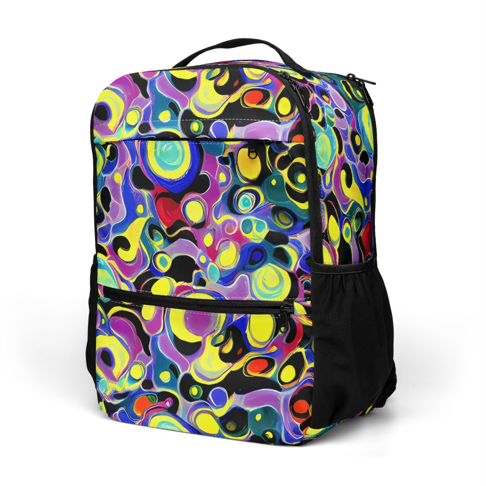 Surreal Current on Utility Backpack — Left Front