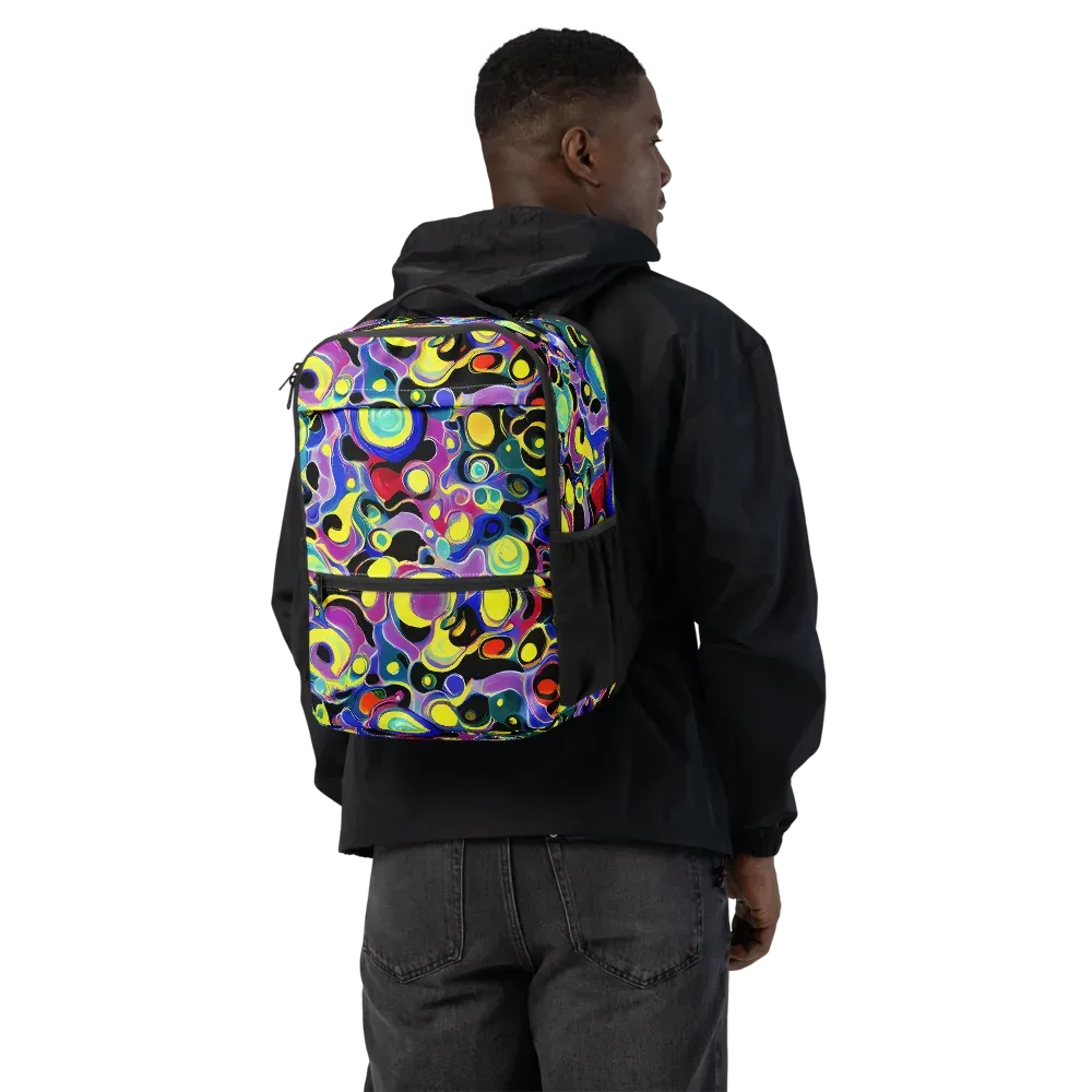 Surreal Current on Utility Backpack — Back