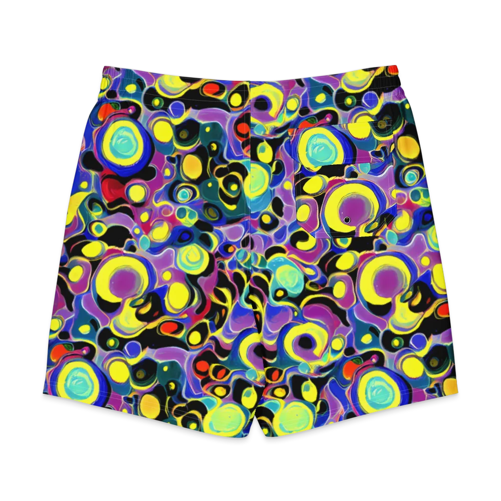 Surreal Current on Men's Board Shorts — Back