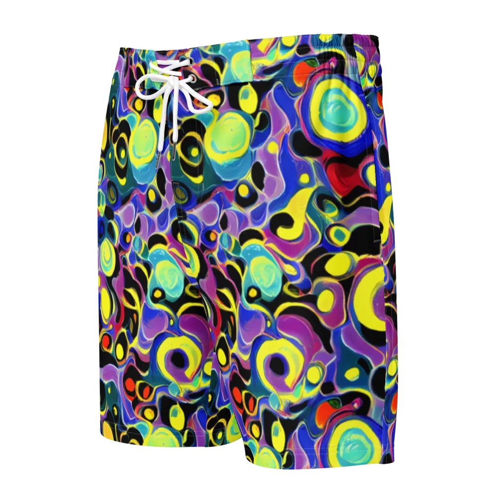 Surreal Current on Men's Board Shorts — Front