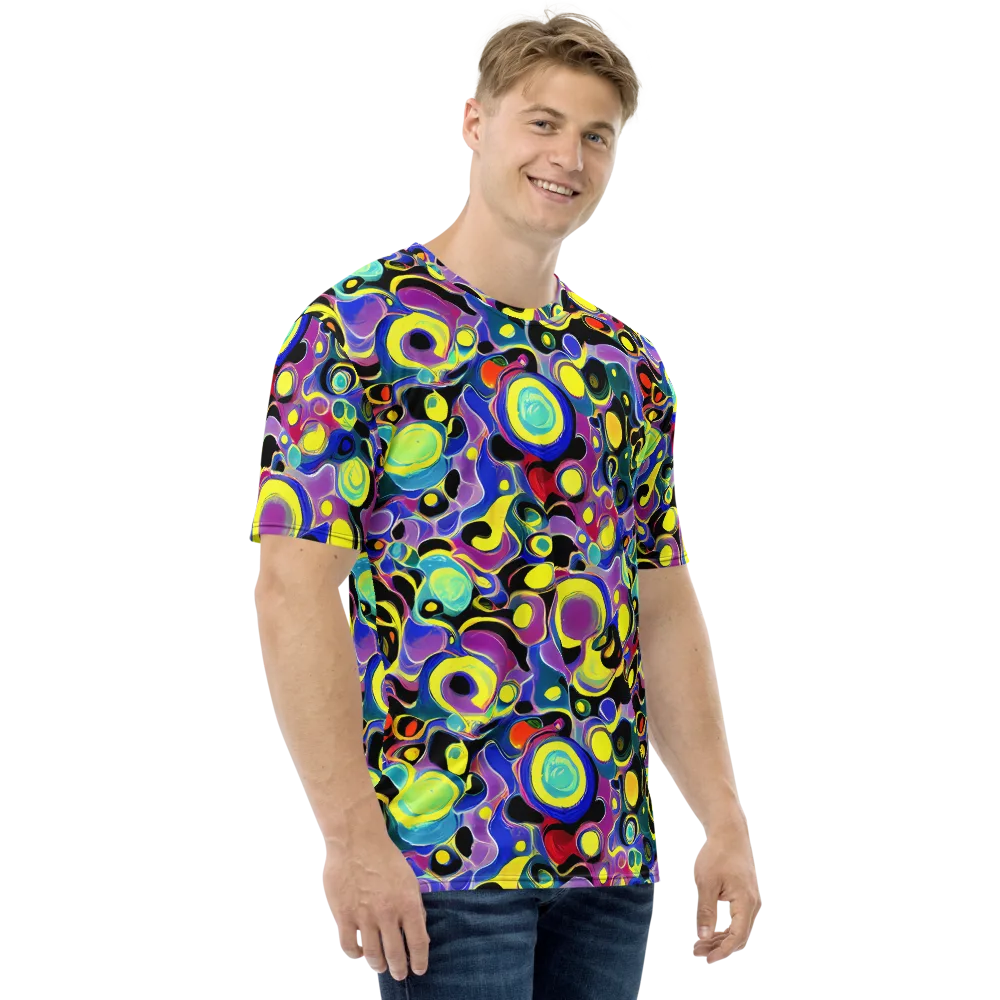 Surreal Current on Men's Crew Neck T-Shirt — Right