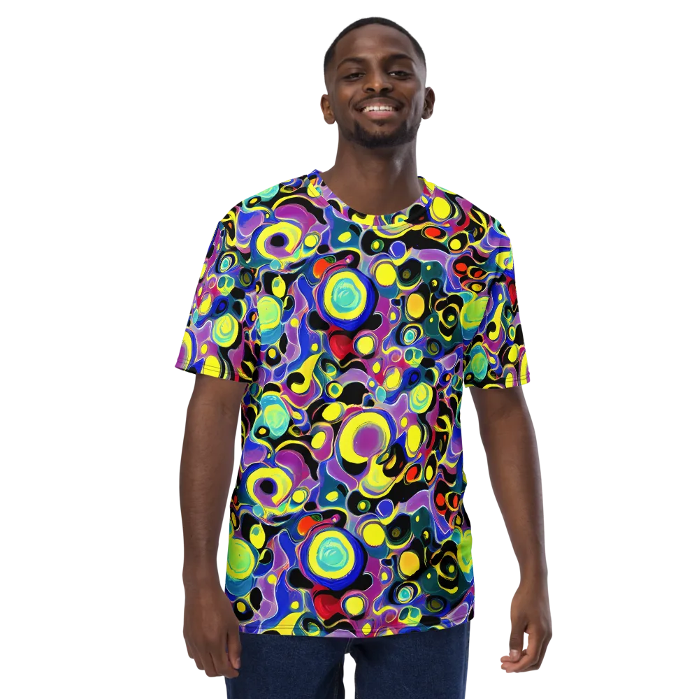 Surreal Current on Men's Crew Neck T-Shirt — Front