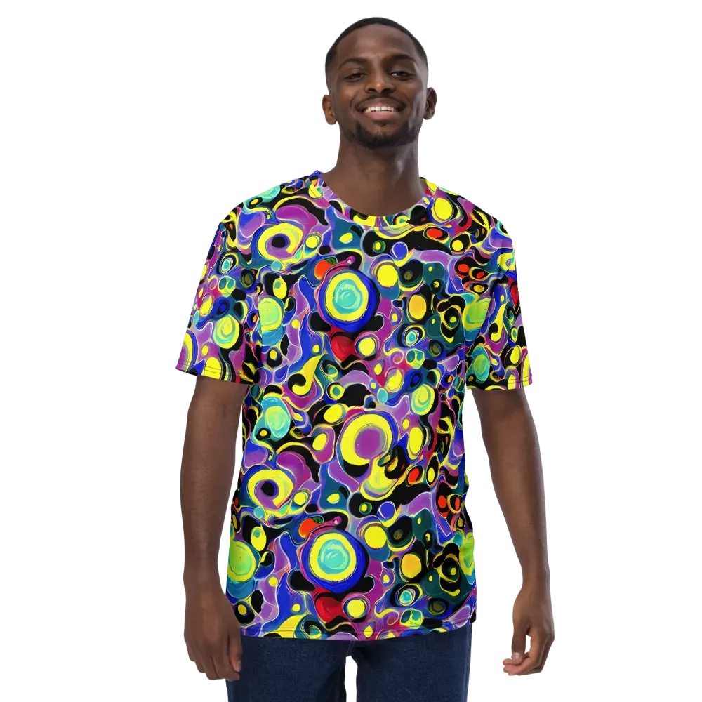 Surreal Current on Men's Crew Neck T-Shirt — Front
