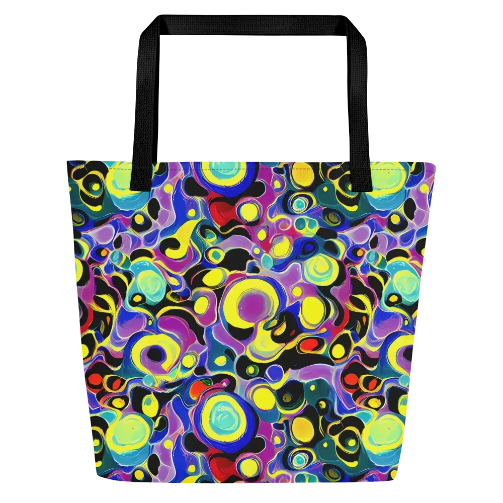 Surreal Current on Large Tote Bag W/ Pocket — Front