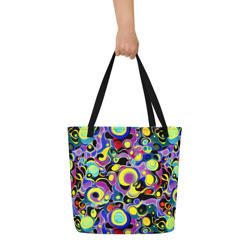 Surreal Current on Large Tote Bag W/ Pocket — Front