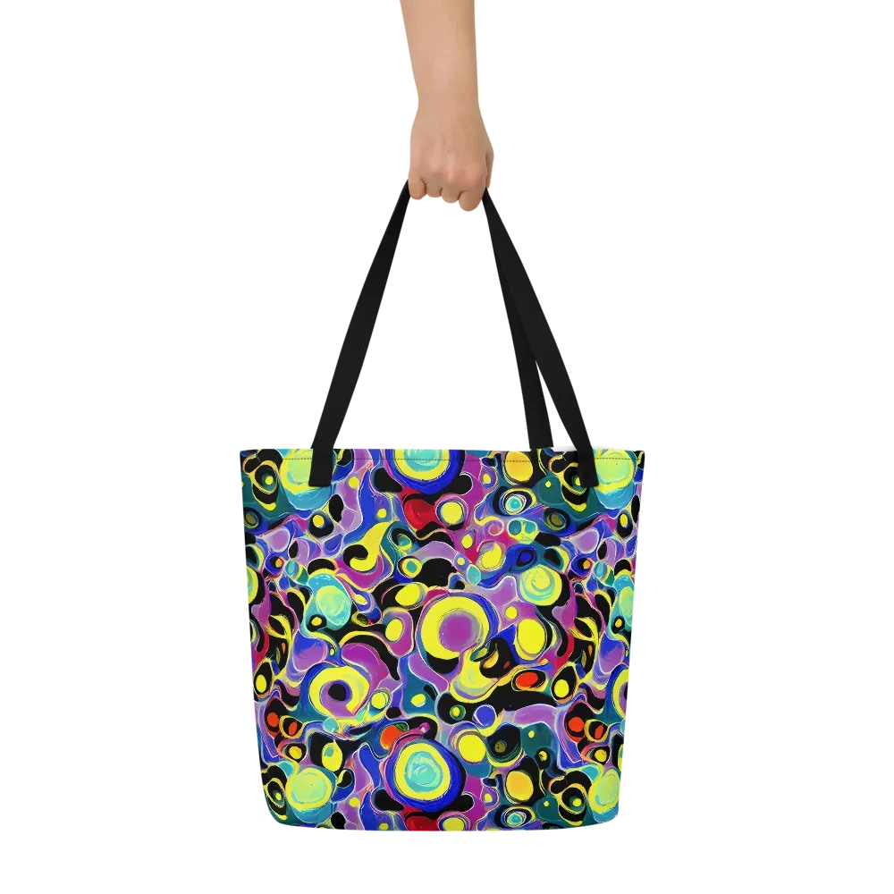 Surreal Current on Large Tote Bag W/ Pocket — Front