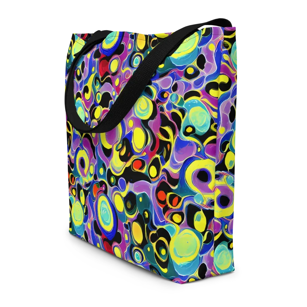 Surreal Current on Large Tote Bag W/ Pocket — Front