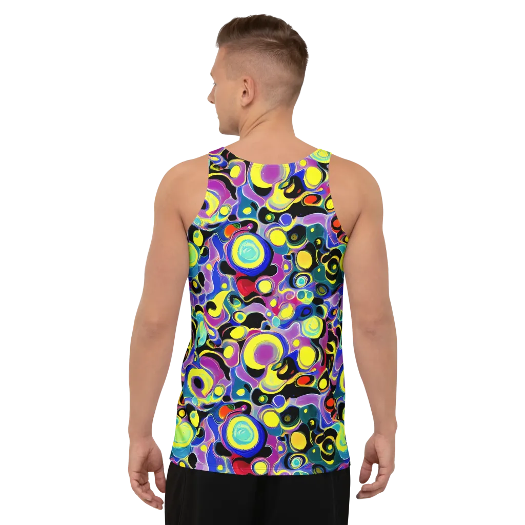 Surreal Current on Men's Tank Top — Back