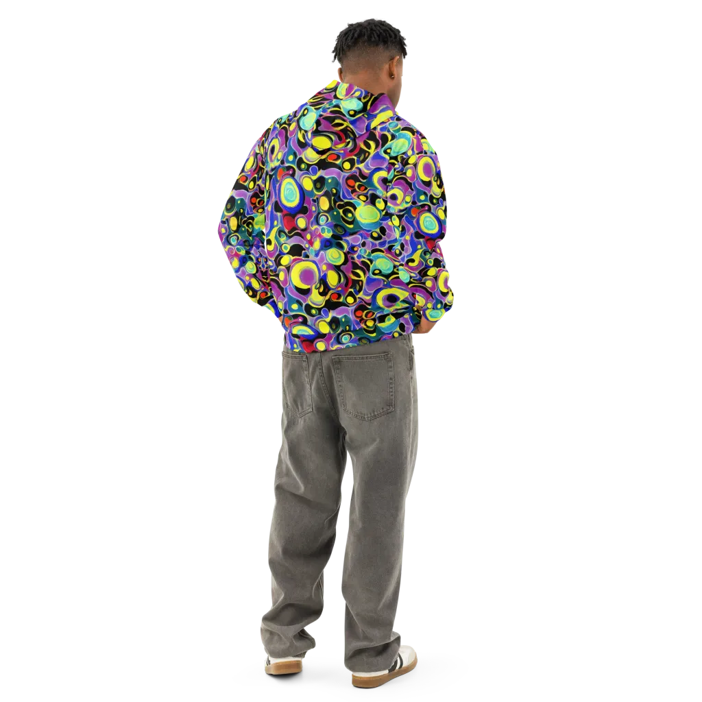Surreal Current on Cotton Hoodie — Back