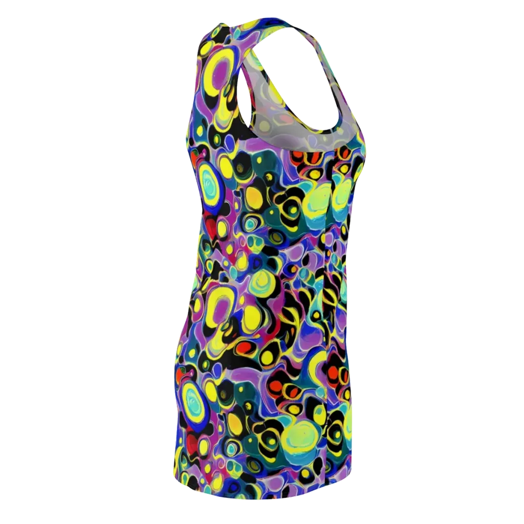 Surreal Current on Racerback Dress — Back Side