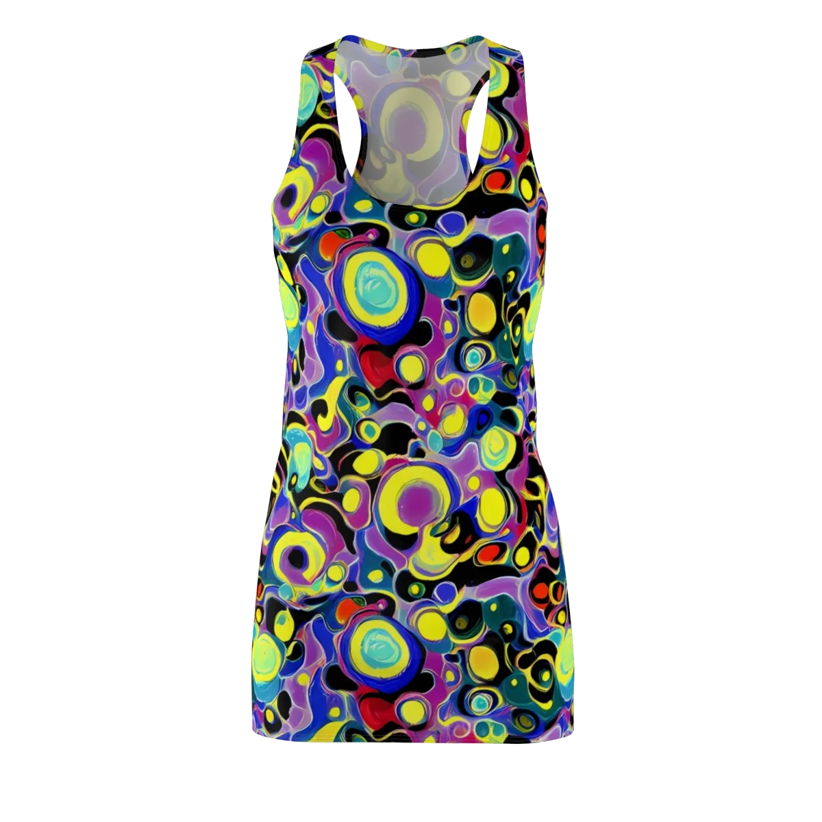 Surreal Current on Racerback Dress — Front