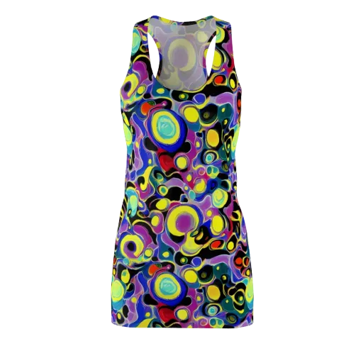 Surreal Current on a Racerback Dress