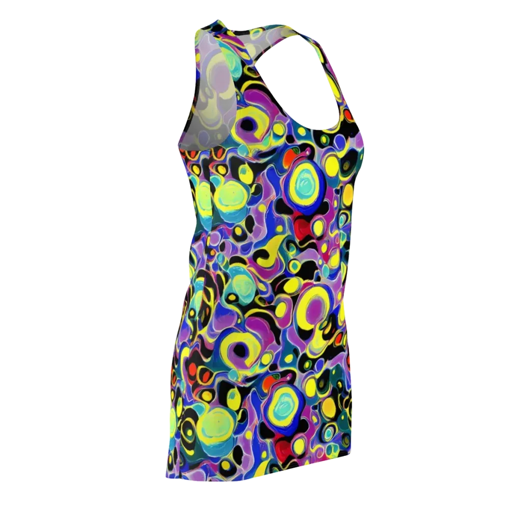 Surreal Current on Racerback Dress — Front Side