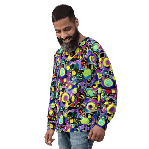 Surreal Current on a Sweatshirt