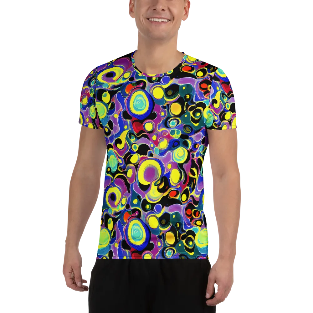 Surreal Current on Men's Athletic T-Shirt — Front