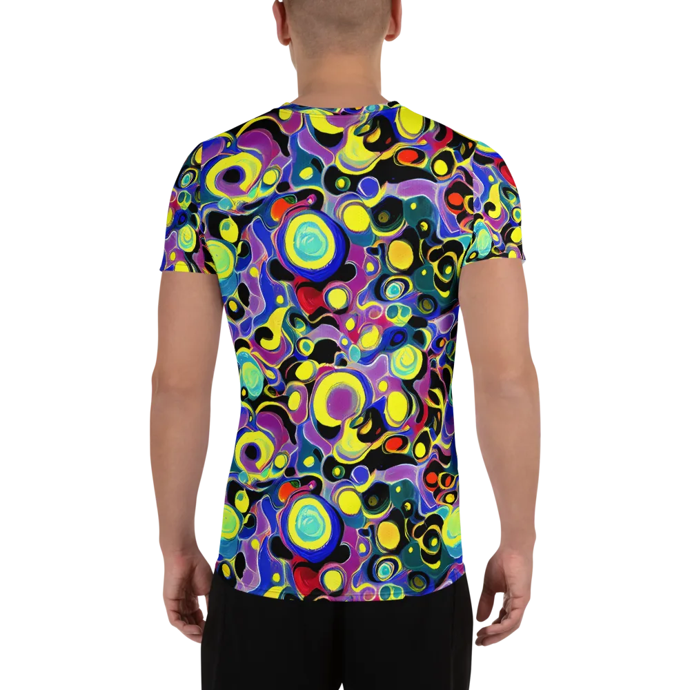 Surreal Current on Men's Athletic T-Shirt — Back