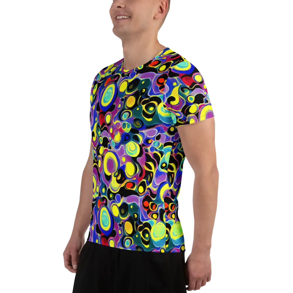 Surreal Current on Men's Athletic T-Shirt — Left