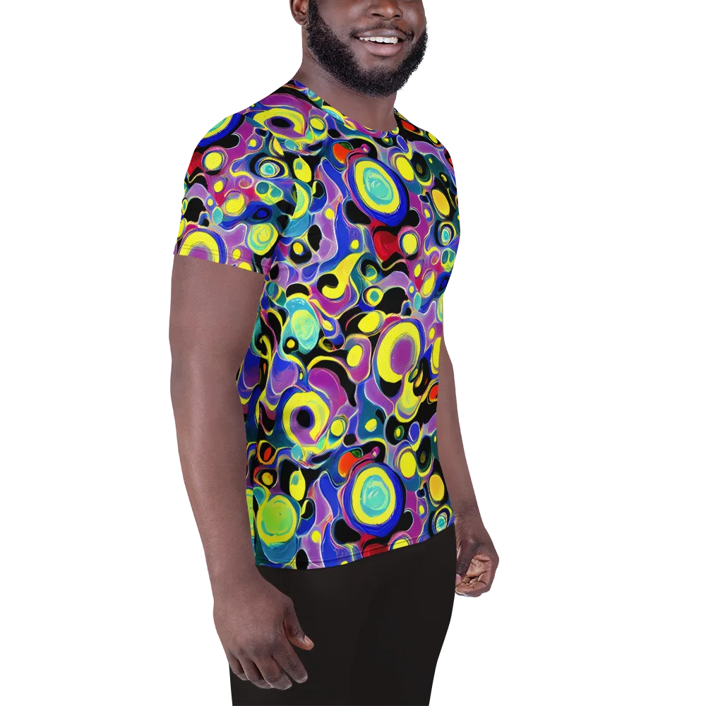 Surreal Current on Men's Athletic T-Shirt — Right