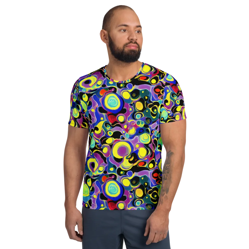 Surreal Current on Men's Athletic T-Shirt — Front