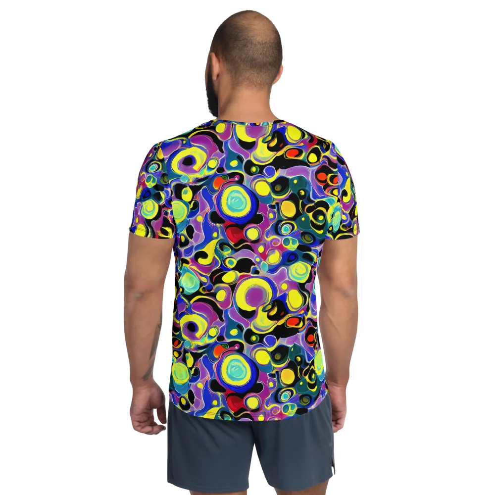 Surreal Current on Men's Athletic T-Shirt — Back