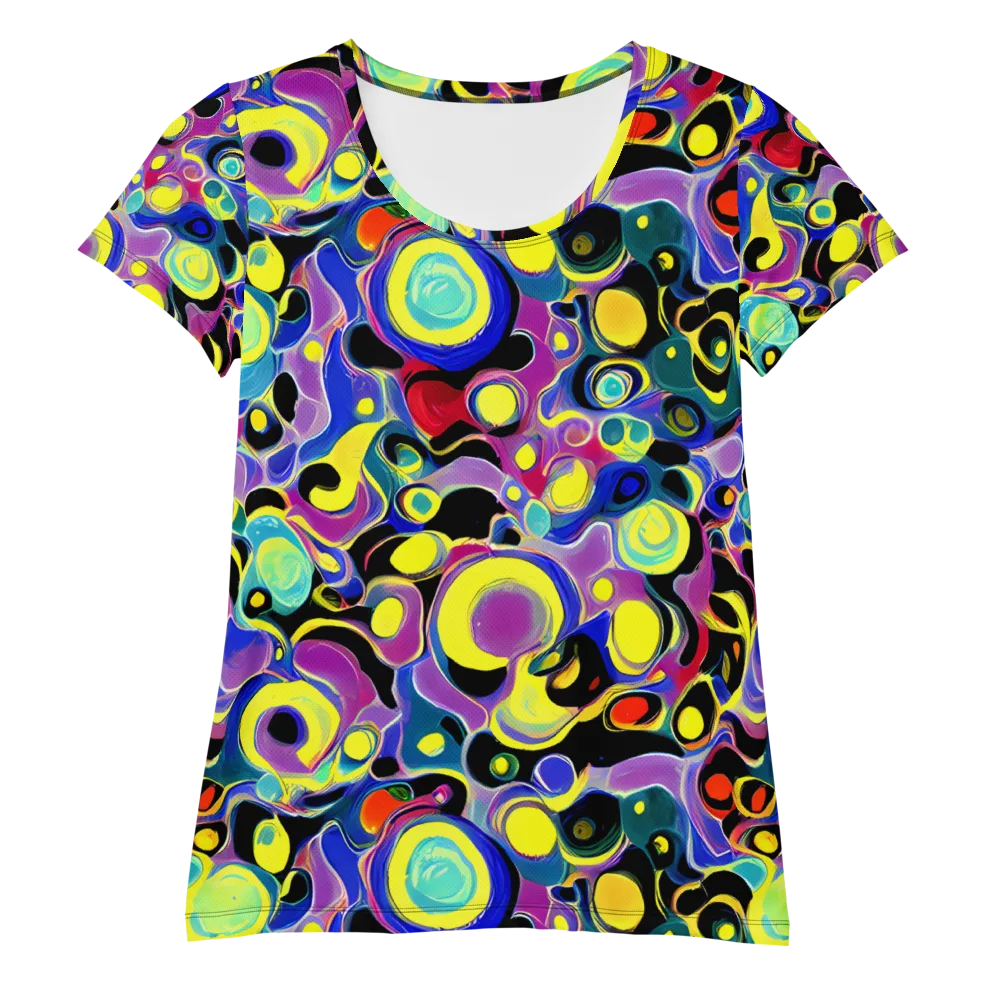 Surreal Current on Women's Athletic T-Shirt — Front
