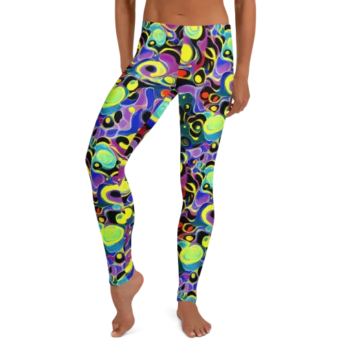 Surreal Current on a Leggings