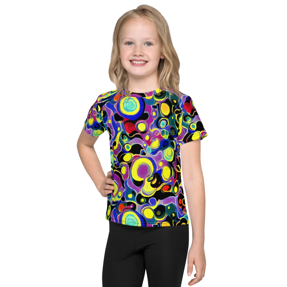 Surreal Current on Kids Crew Neck T-Shirt — Front