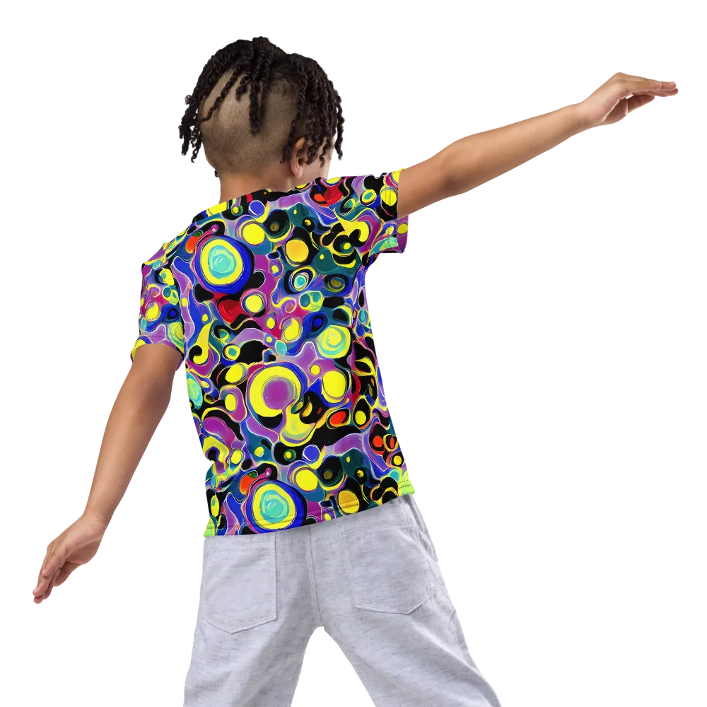 Surreal Current on Kids Crew Neck T-Shirt — Back